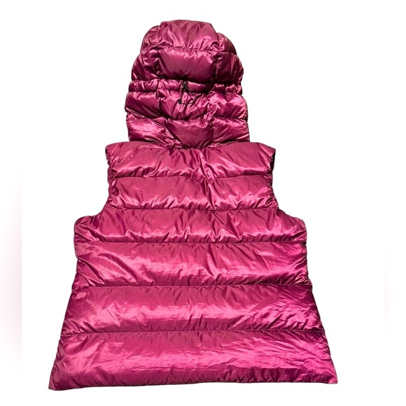 Nike Women's Uptown 550 Down Puffer Vest Size Medium Oversized Hood Sleeveless - Picture 6 of 9
